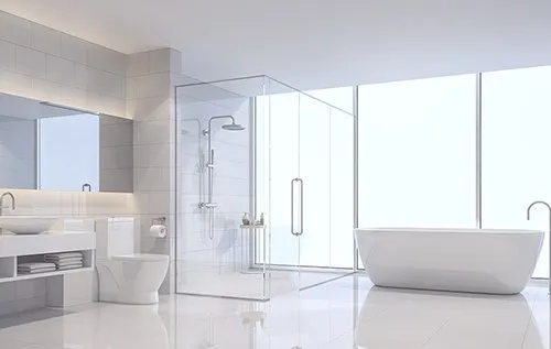 Custom Shower Door Installation