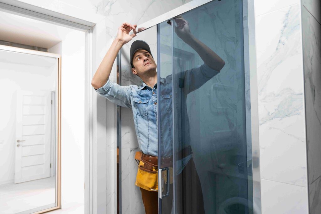 How to move a sliding glass door